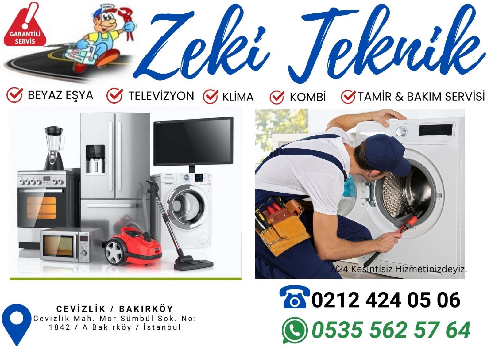 Cevizlik  Çamaşır Makinesi Tamircisi